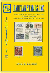 Catalogue of stamp auction #100