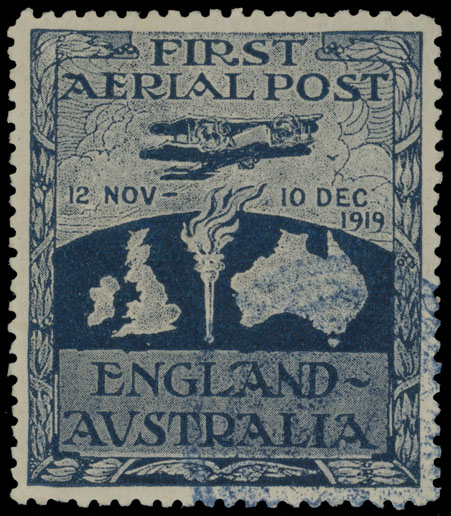 Lot 14 - Worldwide Pioneer Flights Australia -  Raritan Stamps Inc. Live Bidding Auction #92