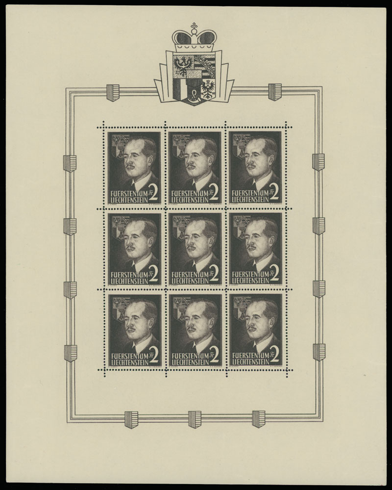 Lot 1001 - Liechtenstein - Raritan Stamps Inc. Auction #93 Worldwide Air Post stamps and postal history, Zeppelin Flight items, philatelic rarities of the World Lot 1001 - Liechtenstein - Raritan Stamps Inc. Auction #93 Worldwide Air Post stamps and postal history, Zeppelin Flight items, philatelic rarities of the World
