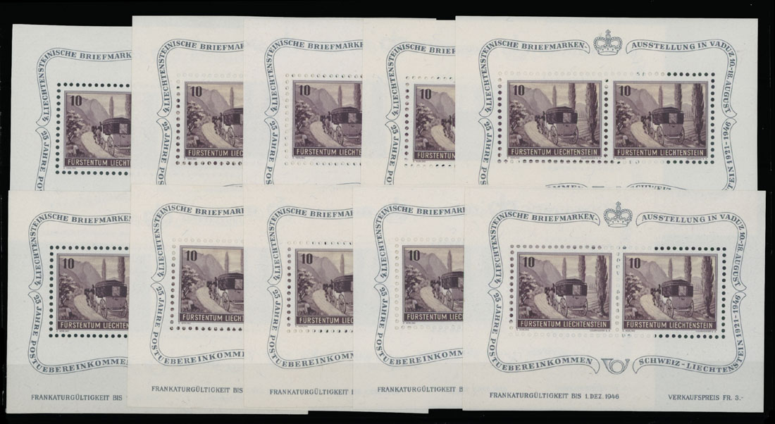 Lot 1013 - Liechtenstein semi - postal issues - Raritan Stamps Inc. Auction #93 Worldwide Air Post stamps and postal history, Zeppelin Flight items, philatelic rarities of the World Lot 1013 - Liechtenstein semi - postal issues - Raritan Stamps Inc. Auction #93 Worldwide Air Post stamps and postal history, Zeppelin Flight items, philatelic rarities of the World