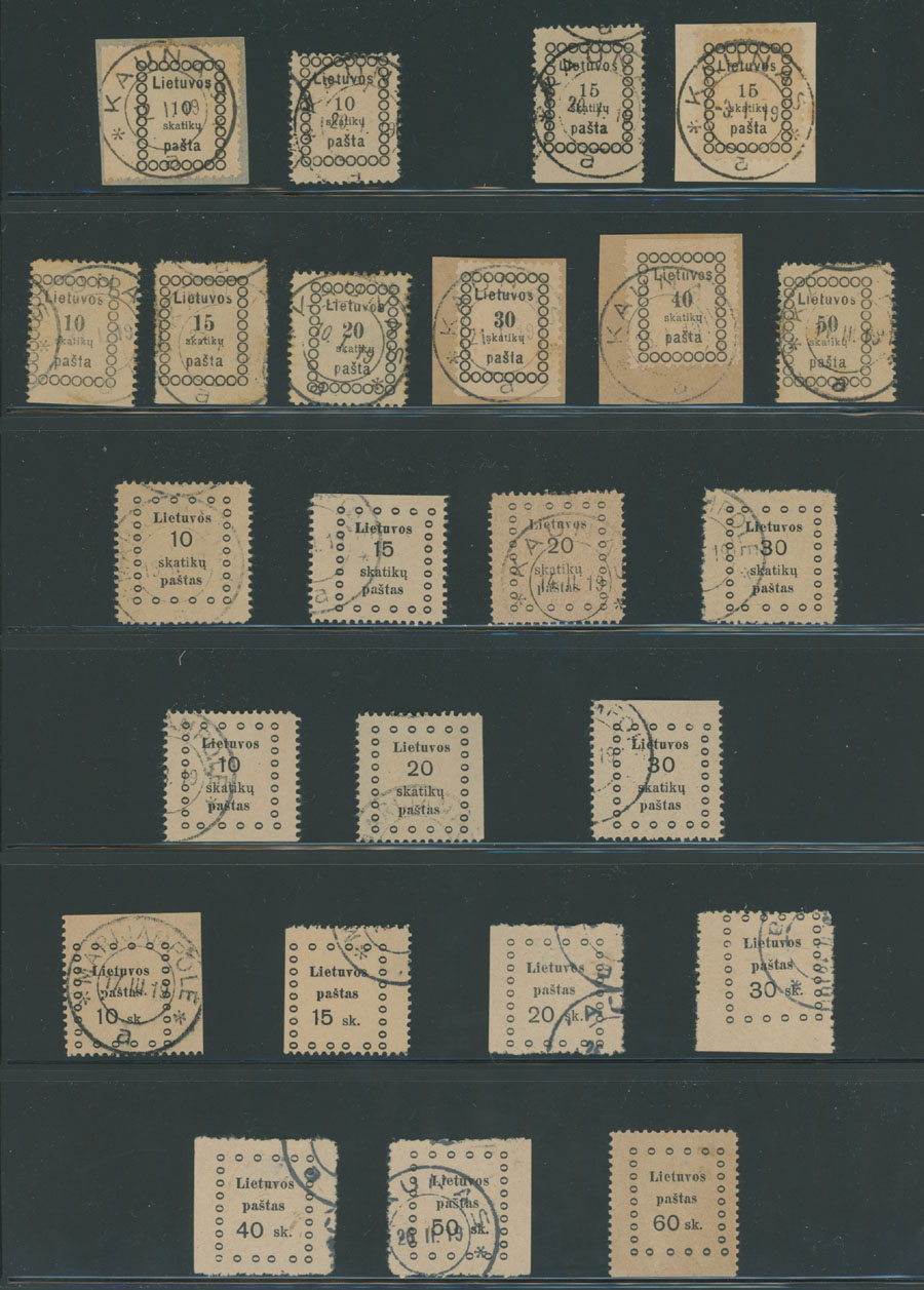 Lot 1019 - Lithuania  -  Raritan Stamps Inc. Auction #93 Worldwide Air Post stamps and postal history, Zeppelin Flight items, philatelic rarities of the World
