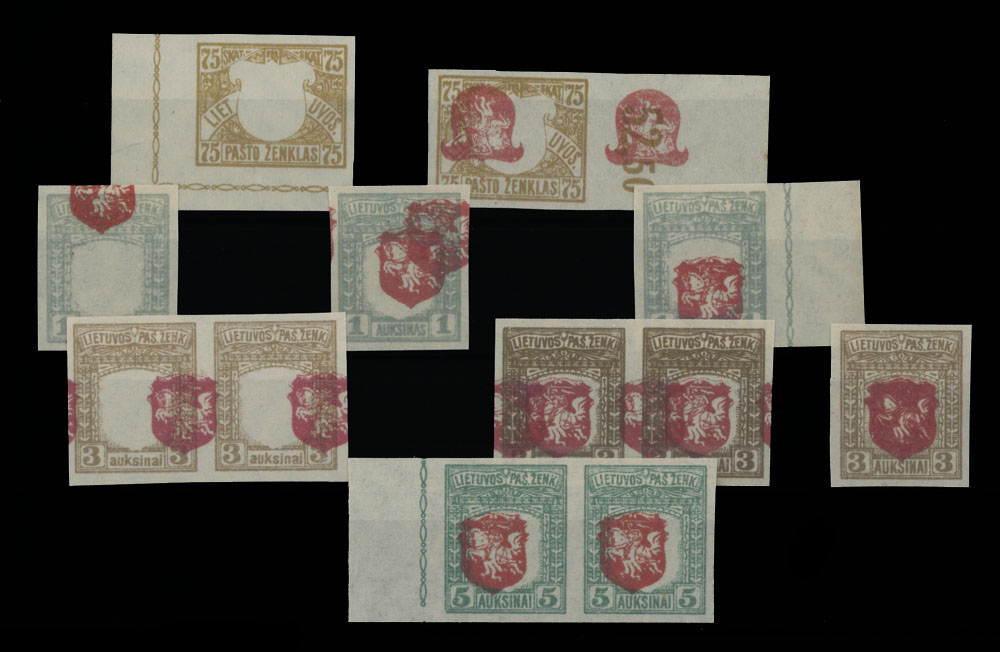 Lot 1020 - Lithuania  -  Raritan Stamps Inc. Auction #93 Worldwide Air Post stamps and postal history, Zeppelin Flight items, philatelic rarities of the World