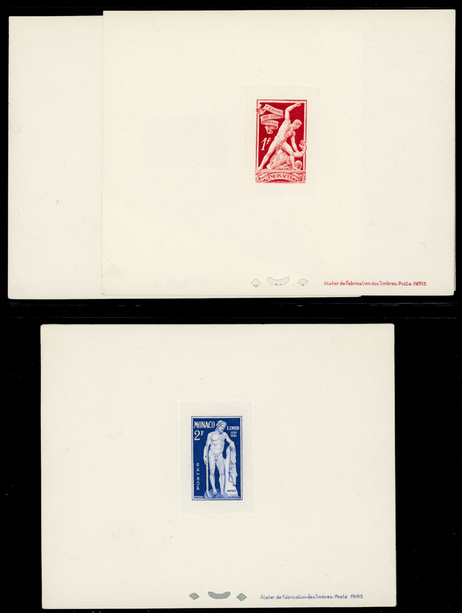 Lot 1035 - Monaco - Raritan Stamps Inc. Auction #93 Worldwide Air Post stamps and postal history, Zeppelin Flight items, philatelic rarities of the World Lot 1035 - Monaco - Raritan Stamps Inc. Auction #93 Worldwide Air Post stamps and postal history, Zeppelin Flight items, philatelic rarities of the World