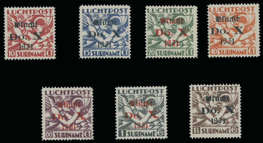 Lot 112 - 1. Worldwide Air Post Stamps and Postal History Netherlands and Colonies - Surinam -  Raritan Stamps Inc. Auction #93 Worldwide Air Post stamps and postal history, Zeppelin Flight items, philatelic rarities of the World