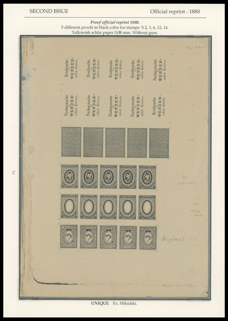 Lot 1385 - russia. wenden A Part of the Livonia Highly Awarded Collection - Raritan Stamps Inc. Auction #93 Worldwide Air Post stamps and postal history, Zeppelin Flight items, philatelic rarities of the World Lot 1385 - russia. wenden A Part of the Livonia Highly Awarded Collection - Raritan Stamps Inc. Auction #93 Worldwide Air Post stamps and postal history, Zeppelin Flight items, philatelic rarities of the World