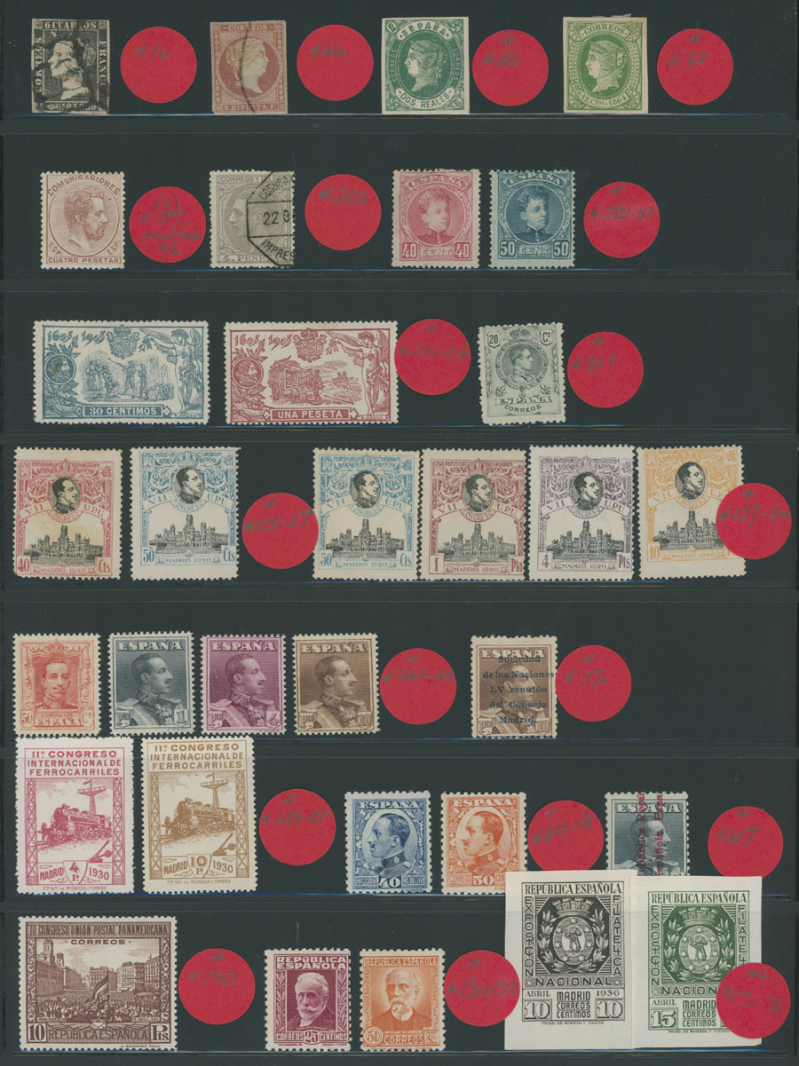 Lot 1436 - Spain - Raritan Stamps Inc. Auction #93 Worldwide Air Post stamps and postal history, Zeppelin Flight items, philatelic rarities of the World Lot 1436 - Spain - Raritan Stamps Inc. Auction #93 Worldwide Air Post stamps and postal history, Zeppelin Flight items, philatelic rarities of the World