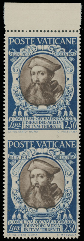 Lot 1488 - Vatican City - Raritan Stamps Inc. Auction #93 Worldwide Air Post stamps and postal history, Zeppelin Flight items, philatelic rarities of the World Lot 1488 - Vatican City - Raritan Stamps Inc. Auction #93 Worldwide Air Post stamps and postal history, Zeppelin Flight items, philatelic rarities of the World