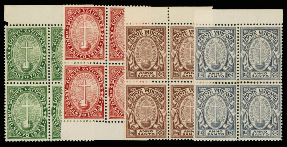 Lot 1491 - Vatican City semi - postal issues - Raritan Stamps Inc. Auction #93 Worldwide Air Post stamps and postal history, Zeppelin Flight items, philatelic rarities of the World Lot 1491 - Vatican City semi - postal issues - Raritan Stamps Inc. Auction #93 Worldwide Air Post stamps and postal history, Zeppelin Flight items, philatelic rarities of the World