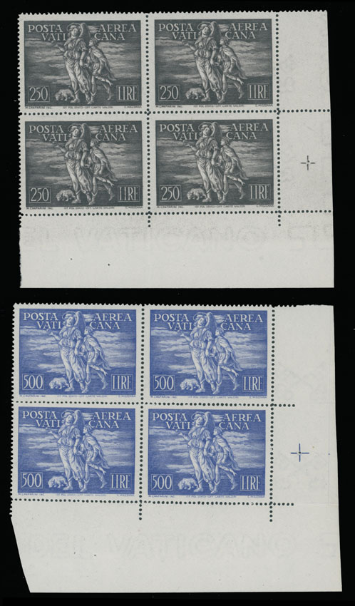 Lot 1494 - Vatican City air post stamps - Raritan Stamps Inc. Auction #93 Worldwide Air Post stamps and postal history, Zeppelin Flight items, philatelic rarities of the World Lot 1494 - Vatican City air post stamps - Raritan Stamps Inc. Auction #93 Worldwide Air Post stamps and postal history, Zeppelin Flight items, philatelic rarities of the World
