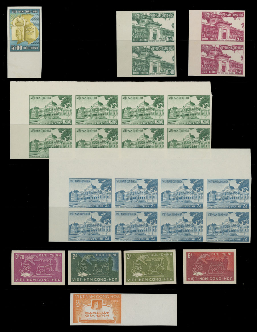 Lot 1499 - Vietnam  - South  -  Raritan Stamps Inc. Auction #93 Worldwide Air Post stamps and postal history, Zeppelin Flight items, philatelic rarities of the World