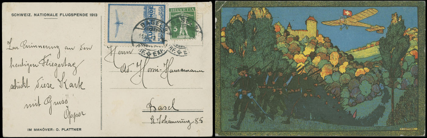 Lot 159 - 1. Worldwide Air Post Stamps and Postal History Switzerland - Raritan Stamps Inc. Auction #93 Worldwide Air Post stamps and postal history, Zeppelin Flight items, philatelic rarities of the World Lot 159 - 1. Worldwide Air Post Stamps and Postal History Switzerland - Raritan Stamps Inc. Auction #93 Worldwide Air Post stamps and postal history, Zeppelin Flight items, philatelic rarities of the World