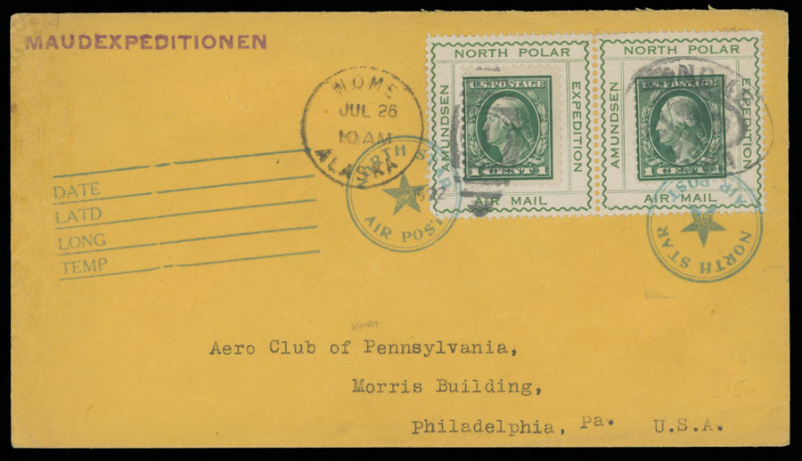 Lot 2 - 1. Worldwide Air Post Stamps and Postal History united states -  Raritan Stamps Inc. Auction #93 Worldwide Air Post stamps and postal history, Zeppelin Flight items, philatelic rarities of the World
