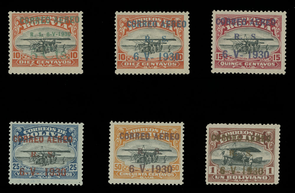 Lot 204 - 2. Worldwide Zeppelin Flights bolivia -  Raritan Stamps Inc. Auction #93 Worldwide Air Post stamps and postal history, Zeppelin Flight items, philatelic rarities of the World