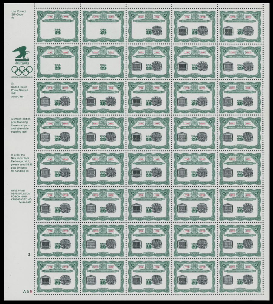 Lot 468 - 3. United States  -  Raritan Stamps Inc. Auction #93 Worldwide Air Post stamps and postal history, Zeppelin Flight items, philatelic rarities of the World