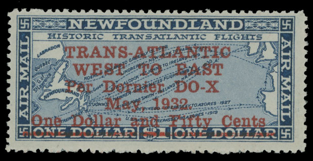 Lot 48 - 1. Worldwide Air Post Stamps and Postal History canada - newfoundland - Raritan Stamps Inc. Auction #93 Worldwide Air Post stamps and postal history, Zeppelin Flight items, philatelic rarities of the World Lot 48 - 1. Worldwide Air Post Stamps and Postal History canada - newfoundland - Raritan Stamps Inc. Auction #93 Worldwide Air Post stamps and postal history, Zeppelin Flight items, philatelic rarities of the World