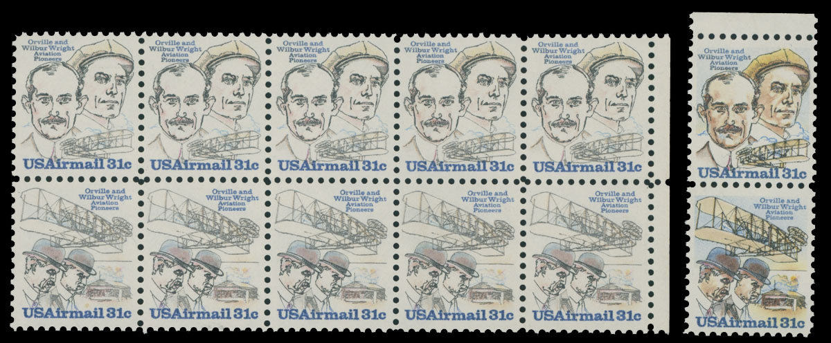 Lot 540 - 3. United States air post stamps - Raritan Stamps Inc. Auction #93 Worldwide Air Post stamps and postal history, Zeppelin Flight items, philatelic rarities of the World Lot 540 - 3. United States air post stamps - Raritan Stamps Inc. Auction #93 Worldwide Air Post stamps and postal history, Zeppelin Flight items, philatelic rarities of the World