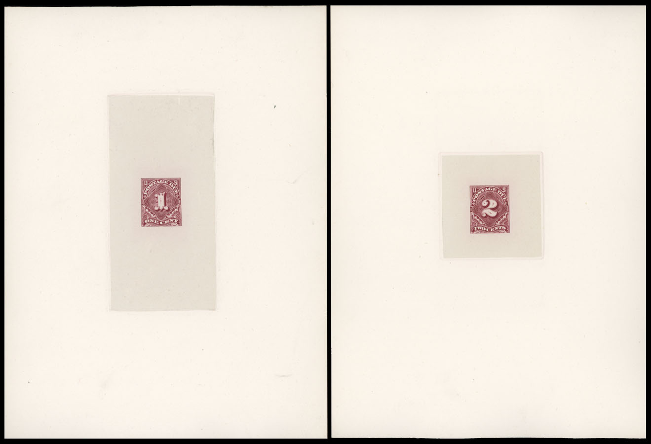 Lot 551 - 3. United States Postage due stamps -  Raritan Stamps Inc. Auction #93 Worldwide Air Post stamps and postal history, Zeppelin Flight items, philatelic rarities of the World