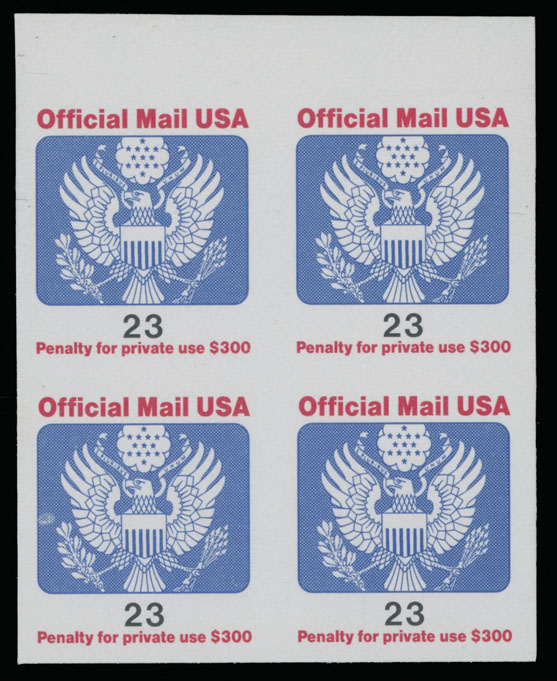 Lot 559 - 3. United States official mail -  Raritan Stamps Inc. Auction #93 Worldwide Air Post stamps and postal history, Zeppelin Flight items, philatelic rarities of the World