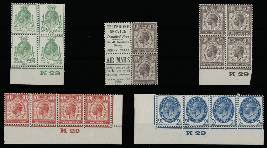 Lot 577 - 4. Great Britain - Raritan Stamps Inc. Auction #93 Worldwide Air Post stamps and postal history, Zeppelin Flight items, philatelic rarities of the World Lot 577 - 4. Great Britain - Raritan Stamps Inc. Auction #93 Worldwide Air Post stamps and postal history, Zeppelin Flight items, philatelic rarities of the World