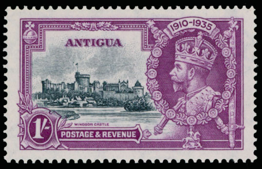 Lot 585 - 5. British Commonwealth antigua -  Raritan Stamps Inc. Auction #93 Worldwide Air Post stamps and postal history, Zeppelin Flight items, philatelic rarities of the World