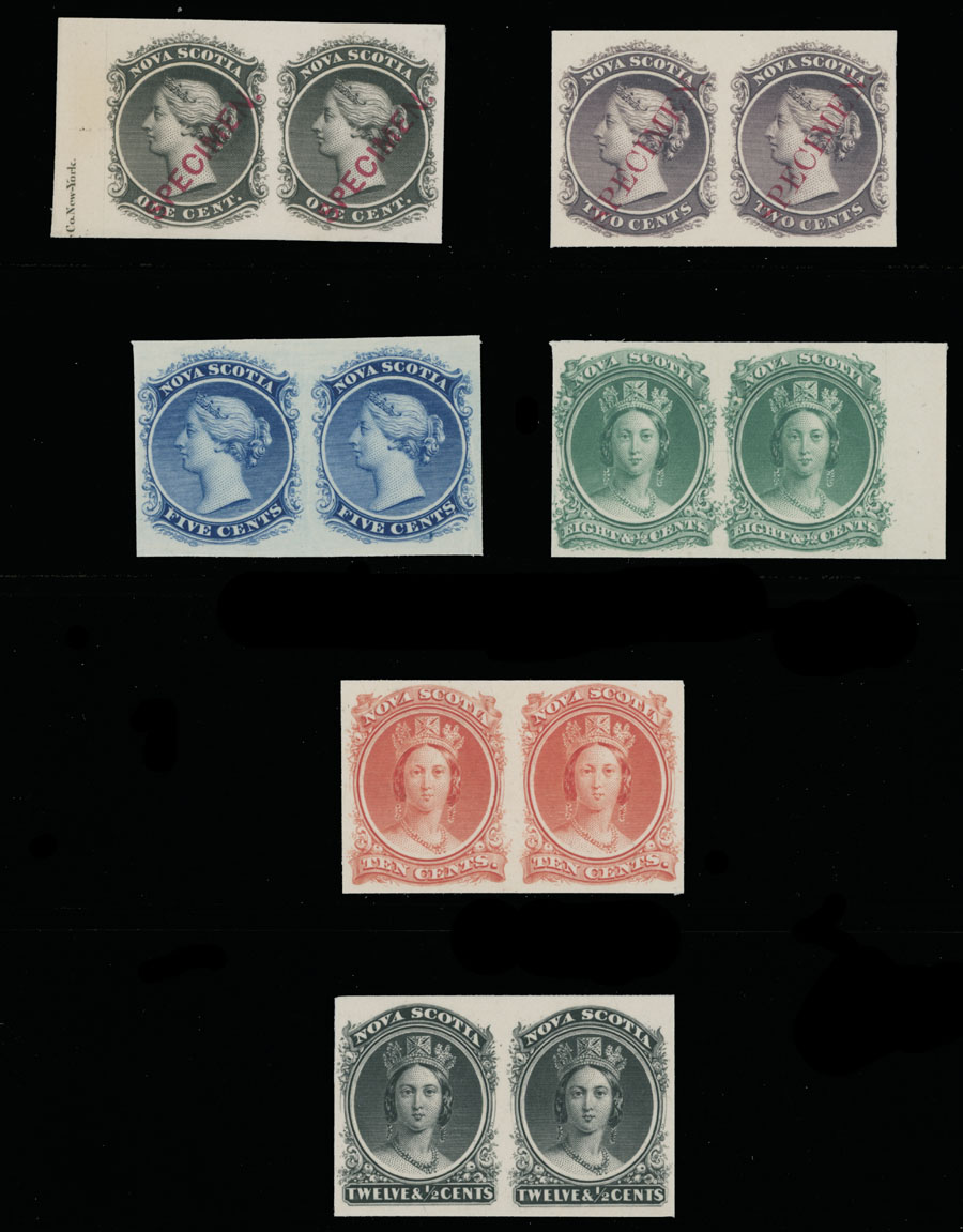 Lot 617 - 6. British North America nova scotia - Raritan Stamps Inc. Auction #93 Worldwide Air Post stamps and postal history, Zeppelin Flight items, philatelic rarities of the World Lot 617 - 6. British North America nova scotia - Raritan Stamps Inc. Auction #93 Worldwide Air Post stamps and postal history, Zeppelin Flight items, philatelic rarities of the World