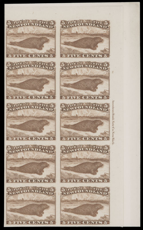 Lot 627 - 6. British North America Newfoundland - Raritan Stamps Inc. Auction #93 Worldwide Air Post stamps and postal history, Zeppelin Flight items, philatelic rarities of the World Lot 627 - 6. British North America Newfoundland - Raritan Stamps Inc. Auction #93 Worldwide Air Post stamps and postal history, Zeppelin Flight items, philatelic rarities of the World