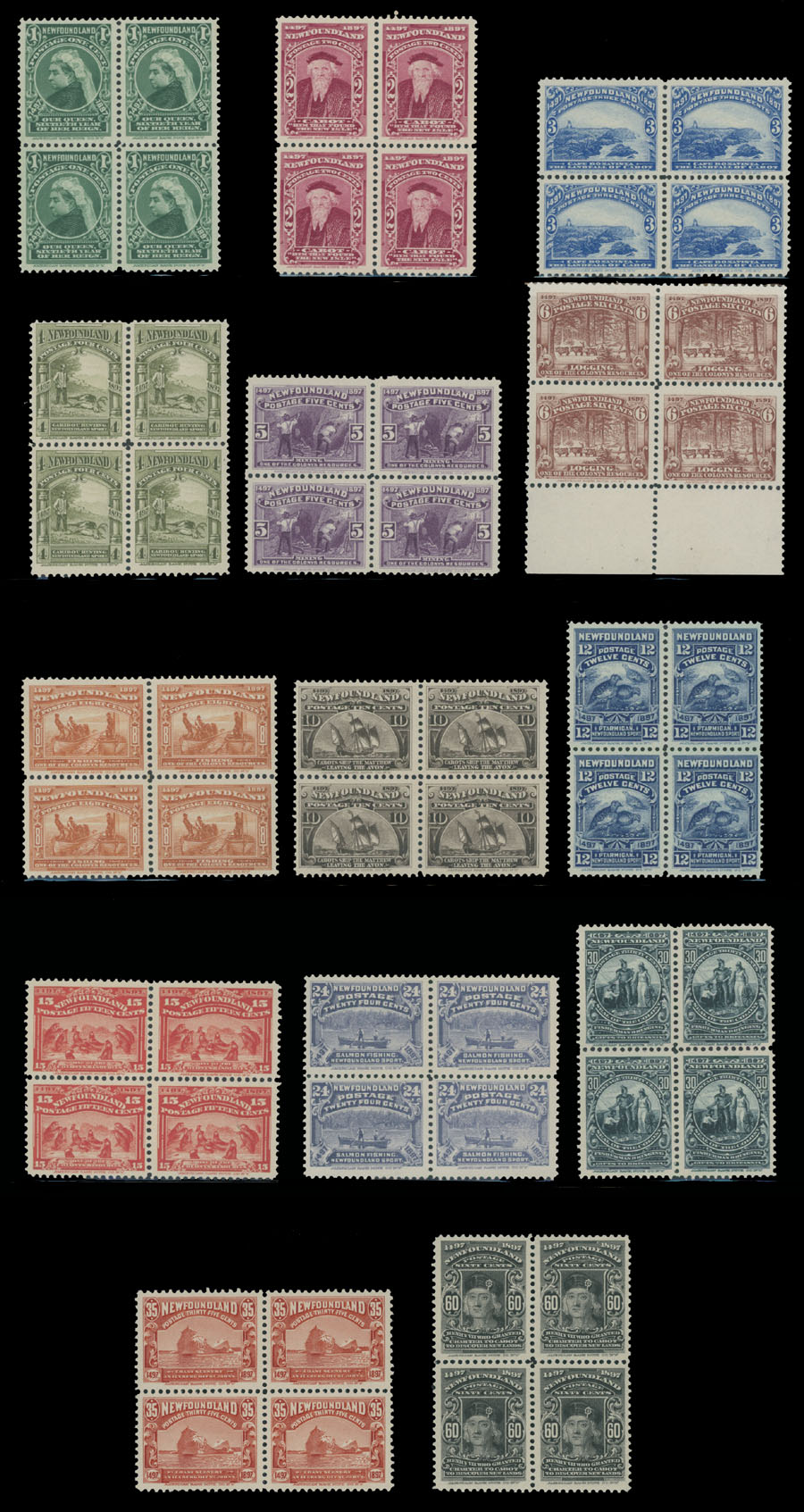 Lot 636 - 6. British North America Newfoundland - Raritan Stamps Inc. Auction #93 Worldwide Air Post stamps and postal history, Zeppelin Flight items, philatelic rarities of the World Lot 636 - 6. British North America Newfoundland - Raritan Stamps Inc. Auction #93 Worldwide Air Post stamps and postal history, Zeppelin Flight items, philatelic rarities of the World
