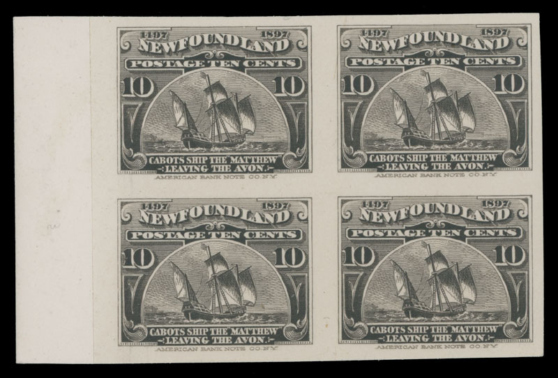 Lot 639 - 6. British North America Newfoundland -  Raritan Stamps Inc. Auction #93 Worldwide Air Post stamps and postal history, Zeppelin Flight items, philatelic rarities of the World