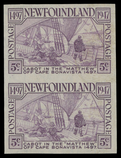 Lot 649 - 6. British North America Newfoundland -  Raritan Stamps Inc. Auction #93 Worldwide Air Post stamps and postal history, Zeppelin Flight items, philatelic rarities of the World