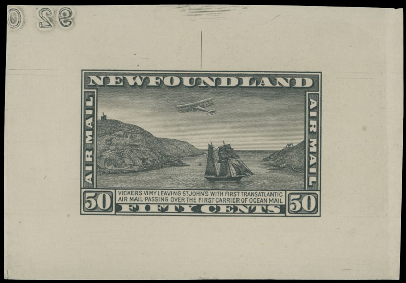 Lot 652 - 6. British North America Newfoundland - Air Post stamps - Raritan Stamps Inc. Auction #93 Worldwide Air Post stamps and postal history, Zeppelin Flight items, philatelic rarities of the World Lot 652 - 6. British North America Newfoundland - Air Post stamps - Raritan Stamps Inc. Auction #93 Worldwide Air Post stamps and postal history, Zeppelin Flight items, philatelic rarities of the World