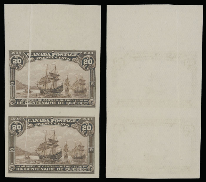 Lot 684 - 7. Canada  -  Raritan Stamps Inc. Auction #93 Worldwide Air Post stamps and postal history, Zeppelin Flight items, philatelic rarities of the World