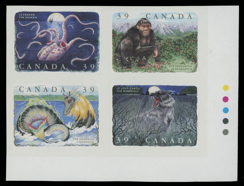 Lot 731 - 7. Canada modern errors - Raritan Stamps Inc. Auction #93 Worldwide Air Post stamps and postal history, Zeppelin Flight items, philatelic rarities of the World Lot 731 - 7. Canada modern errors - Raritan Stamps Inc. Auction #93 Worldwide Air Post stamps and postal history, Zeppelin Flight items, philatelic rarities of the World