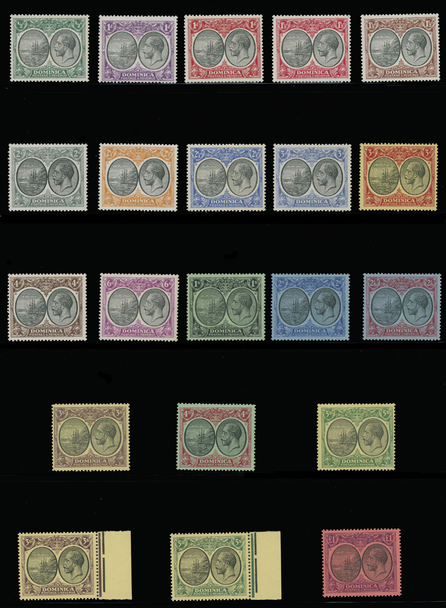 Lot 767 - 8. British Commonwealth (C-Z) dominica -  Raritan Stamps Inc. Auction #93 Worldwide Air Post stamps and postal history, Zeppelin Flight items, philatelic rarities of the World