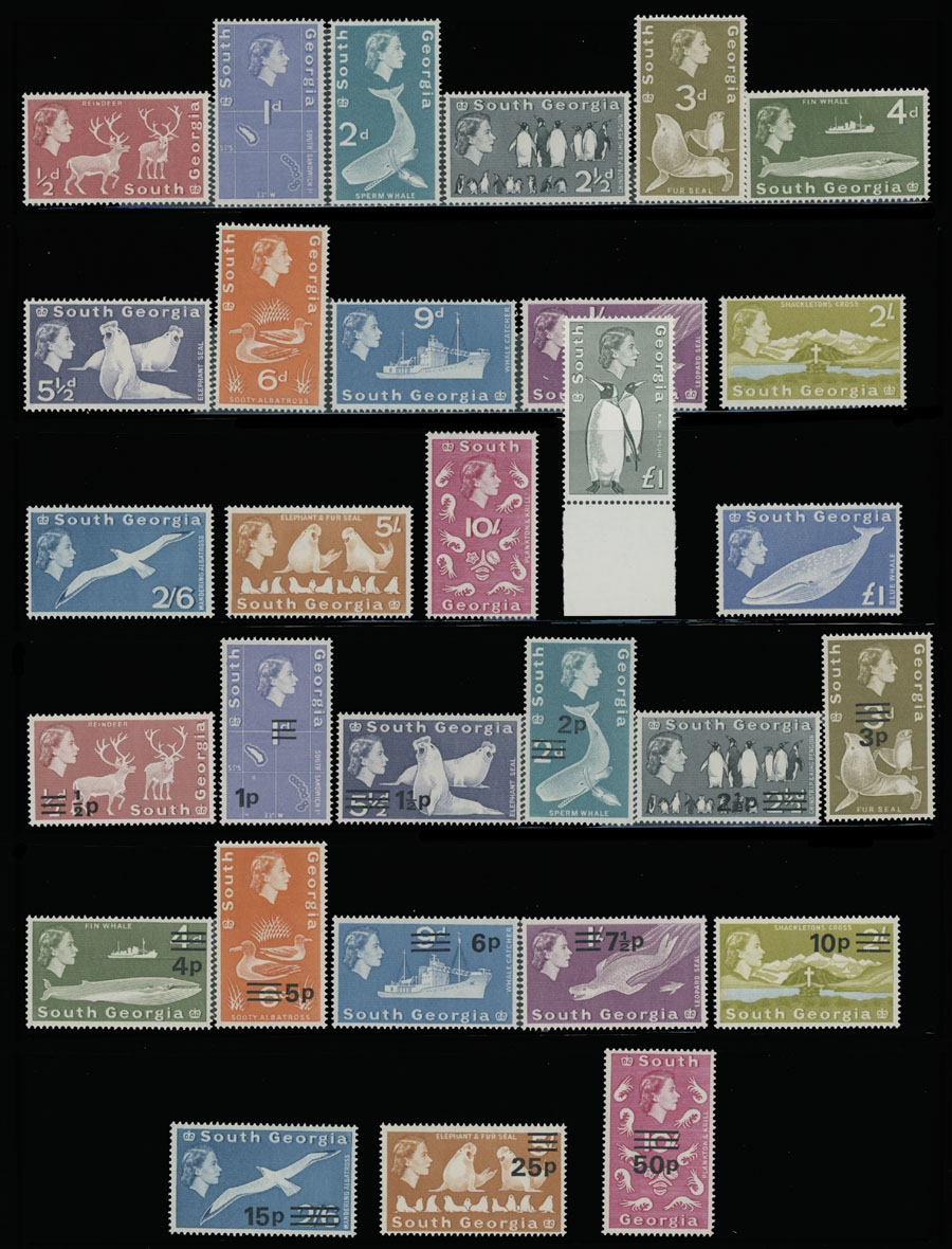 Lot 768 - 8. British Commonwealth (C-Z) falkland islands dependencies -  Raritan Stamps Inc. Auction #93 Worldwide Air Post stamps and postal history, Zeppelin Flight items, philatelic rarities of the World