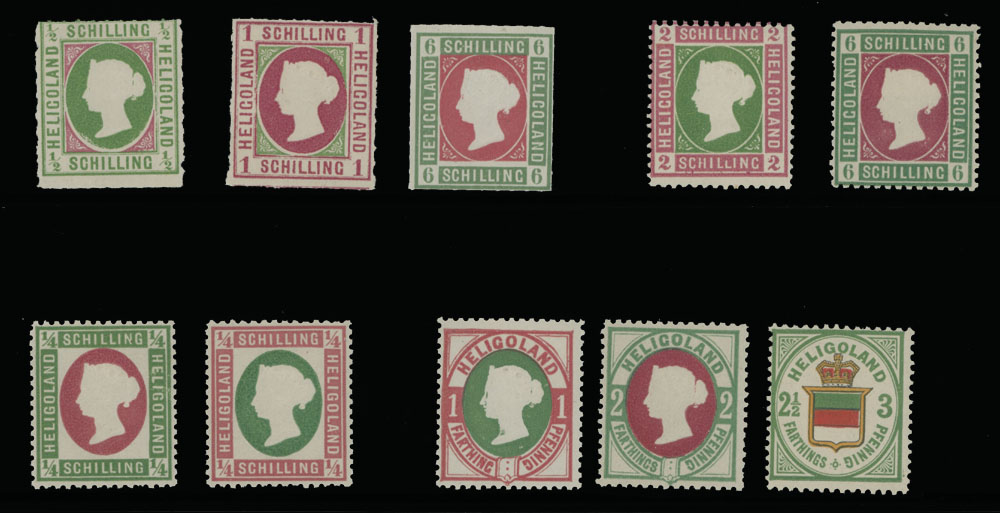 Lot 775 - 8. British Commonwealth (C-Z) heligoland -  Raritan Stamps Inc. Auction #93 Worldwide Air Post stamps and postal history, Zeppelin Flight items, philatelic rarities of the World