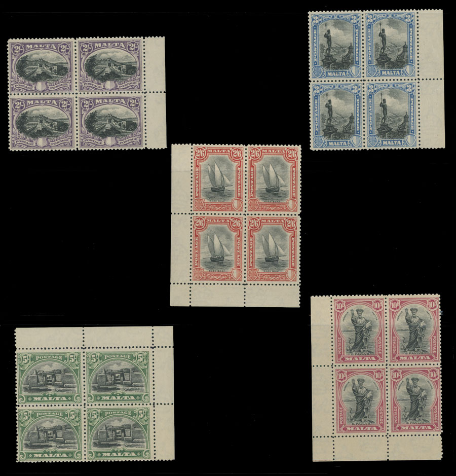 Lot 805 - 8. British Commonwealth (C-Z) Malta -  Raritan Stamps Inc. Auction #93 Worldwide Air Post stamps and postal history, Zeppelin Flight items, philatelic rarities of the World