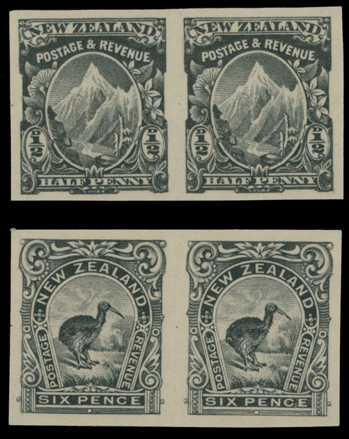 Lot 809 - 8. British Commonwealth (C-Z) New Zealand -  Raritan Stamps Inc. Auction #93 Worldwide Air Post stamps and postal history, Zeppelin Flight items, philatelic rarities of the World