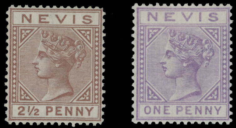 Lot 822 - 8. British Commonwealth (C-Z) saint kitts -  Raritan Stamps Inc. Auction #93 Worldwide Air Post stamps and postal history, Zeppelin Flight items, philatelic rarities of the World