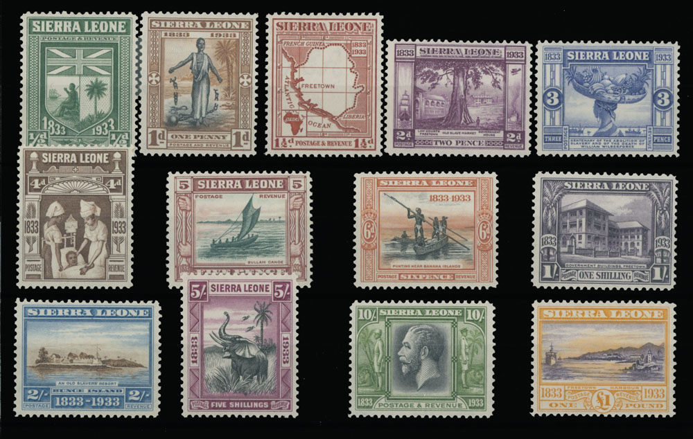 Lot 825 - 8. British Commonwealth (C-Z) sierra leone -  Raritan Stamps Inc. Auction #93 Worldwide Air Post stamps and postal history, Zeppelin Flight items, philatelic rarities of the World