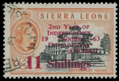 Lot 826 - 8. British Commonwealth (C-Z) sierra leone - Raritan Stamps Inc. Auction #93 Worldwide Air Post stamps and postal history, Zeppelin Flight items, philatelic rarities of the World Lot 826 - 8. British Commonwealth (C-Z) sierra leone - Raritan Stamps Inc. Auction #93 Worldwide Air Post stamps and postal history, Zeppelin Flight items, philatelic rarities of the World