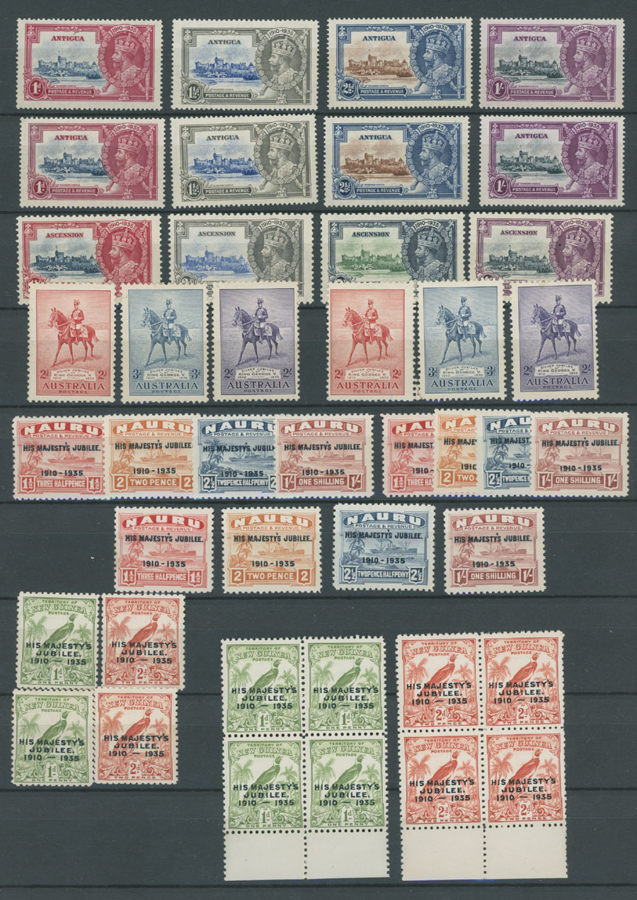 Lot 835 - 9. British Commonwealth Collections and Large Lots - Raritan Stamps Inc. Auction #93 Worldwide Air Post stamps and postal history, Zeppelin Flight items, philatelic rarities of the World Lot 835 - 9. British Commonwealth Collections and Large Lots - Raritan Stamps Inc. Auction #93 Worldwide Air Post stamps and postal history, Zeppelin Flight items, philatelic rarities of the World