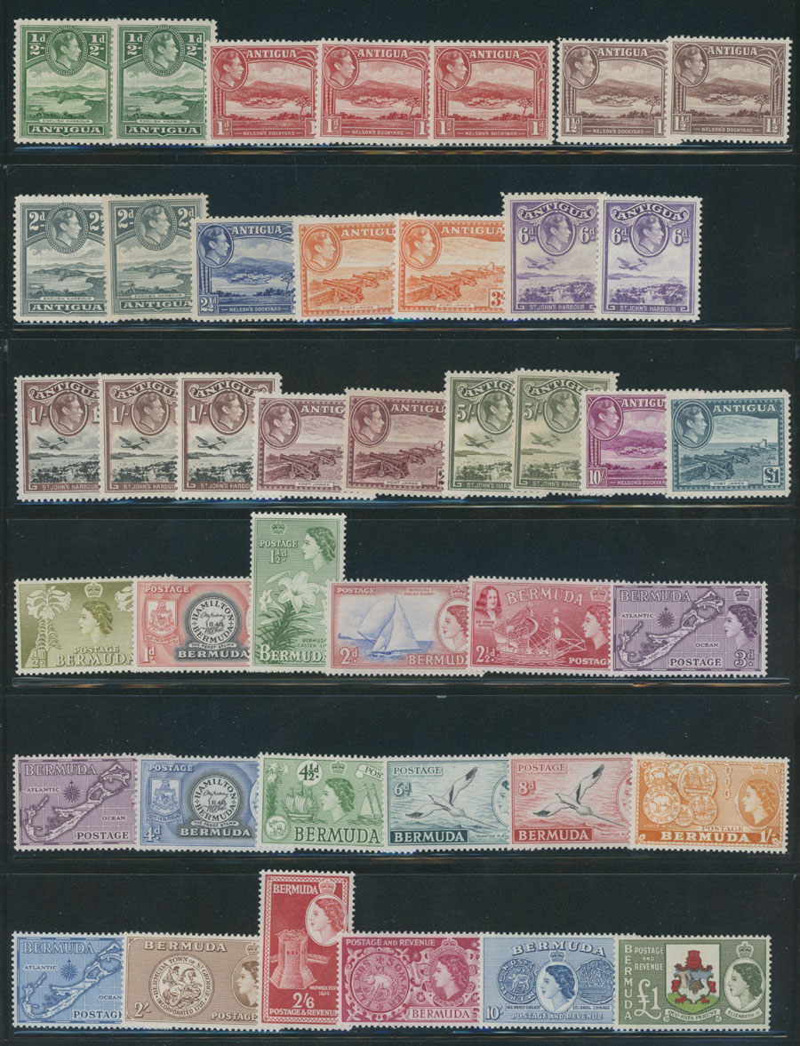 Lot 836 - 9. British Commonwealth Collections and Large Lots - Raritan Stamps Inc. Auction #93 Worldwide Air Post stamps and postal history, Zeppelin Flight items, philatelic rarities of the World Lot 836 - 9. British Commonwealth Collections and Large Lots - Raritan Stamps Inc. Auction #93 Worldwide Air Post stamps and postal history, Zeppelin Flight items, philatelic rarities of the World