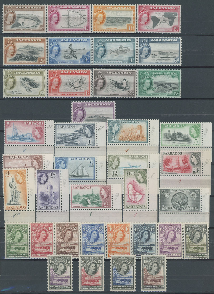 Lot 839 - 9. British Commonwealth Collections and Large Lots - Raritan Stamps Inc. Auction #93 Worldwide Air Post stamps and postal history, Zeppelin Flight items, philatelic rarities of the World Lot 839 - 9. British Commonwealth Collections and Large Lots - Raritan Stamps Inc. Auction #93 Worldwide Air Post stamps and postal history, Zeppelin Flight items, philatelic rarities of the World