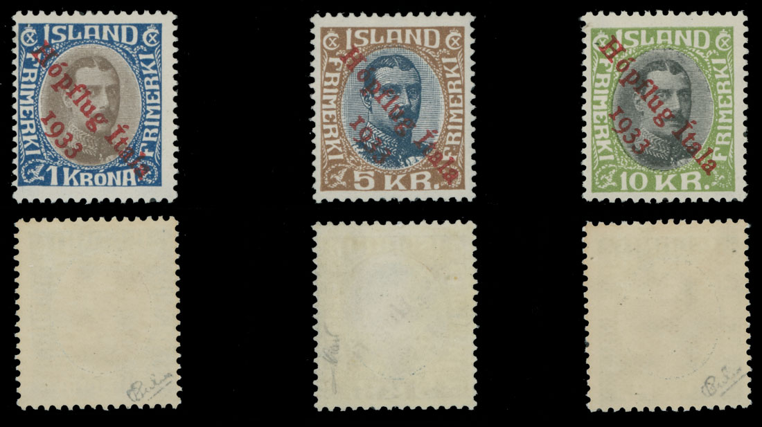 Lot 84 - 1. Worldwide Air Post Stamps and Postal History Iceland -  Raritan Stamps Inc. Auction #93 Worldwide Air Post stamps and postal history, Zeppelin Flight items, philatelic rarities of the World