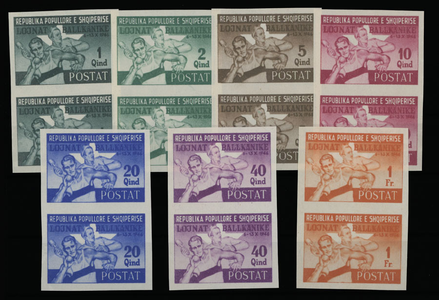 Lot 844 - Albania  -  Raritan Stamps Inc. Auction #93 Worldwide Air Post stamps and postal history, Zeppelin Flight items, philatelic rarities of the World
