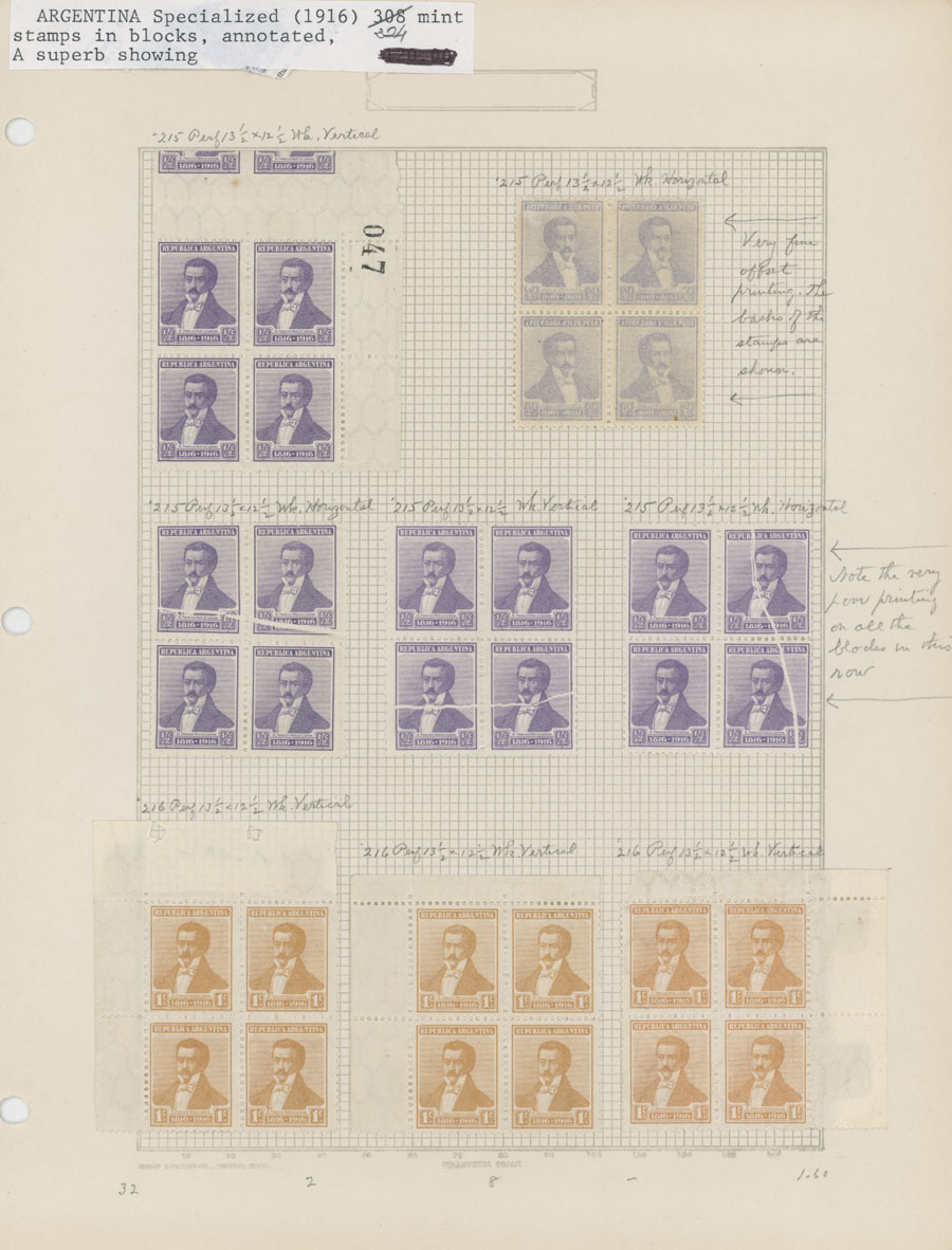 Lot 845 - Argentina - Raritan Stamps Inc. Auction #93 Worldwide Air Post stamps and postal history, Zeppelin Flight items, philatelic rarities of the World Lot 845 - Argentina - Raritan Stamps Inc. Auction #93 Worldwide Air Post stamps and postal history, Zeppelin Flight items, philatelic rarities of the World