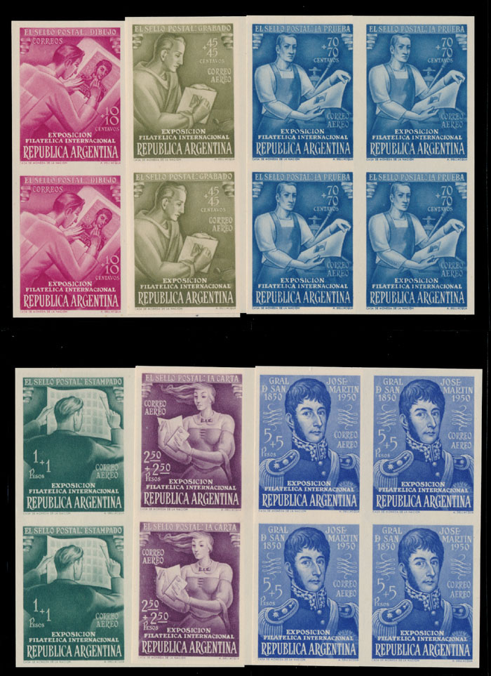 Lot 846 - Argentina semi - postal issues - Raritan Stamps Inc. Auction #93 Worldwide Air Post stamps and postal history, Zeppelin Flight items, philatelic rarities of the World Lot 846 - Argentina semi - postal issues - Raritan Stamps Inc. Auction #93 Worldwide Air Post stamps and postal history, Zeppelin Flight items, philatelic rarities of the World