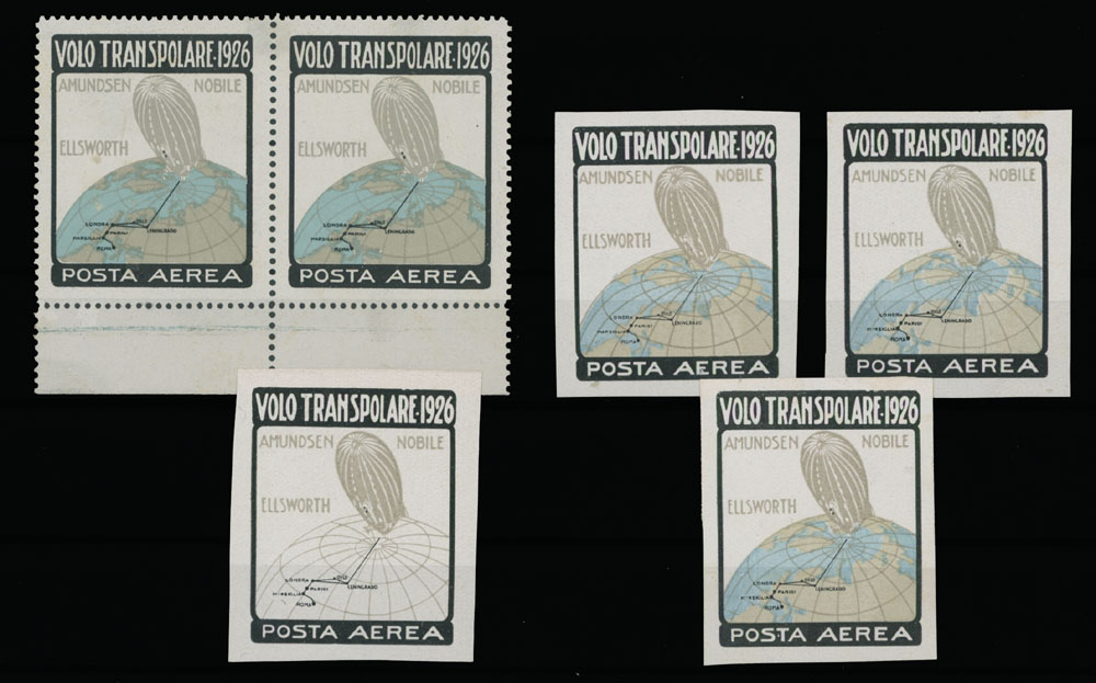 Lot 87 - 1. Worldwide Air Post Stamps and Postal History Italy -  Raritan Stamps Inc. Auction #93 Worldwide Air Post stamps and postal history, Zeppelin Flight items, philatelic rarities of the World