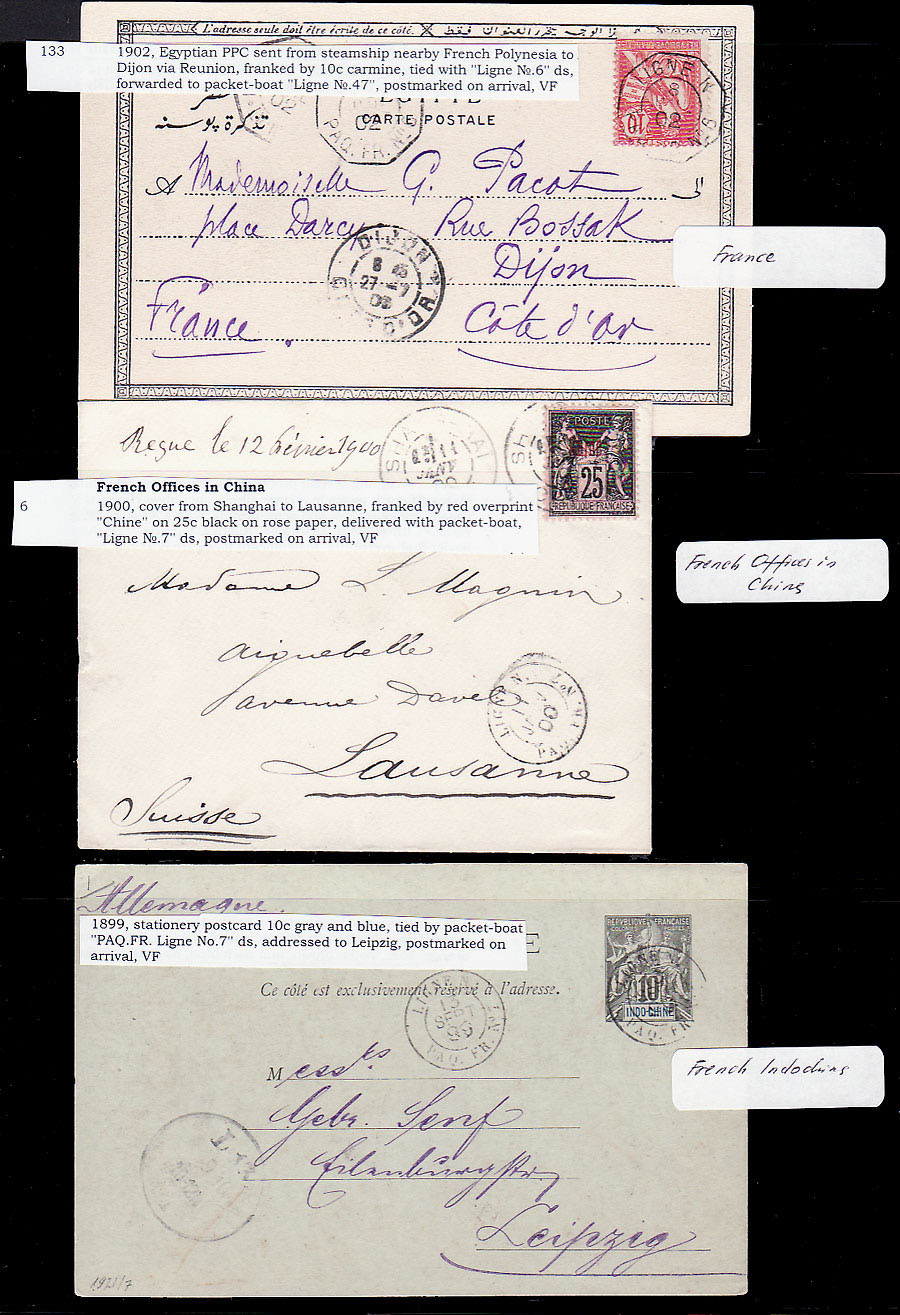 Lot 914 - french colonies  -  Raritan Stamps Inc. Auction #93 Worldwide Air Post stamps and postal history, Zeppelin Flight items, philatelic rarities of the World
