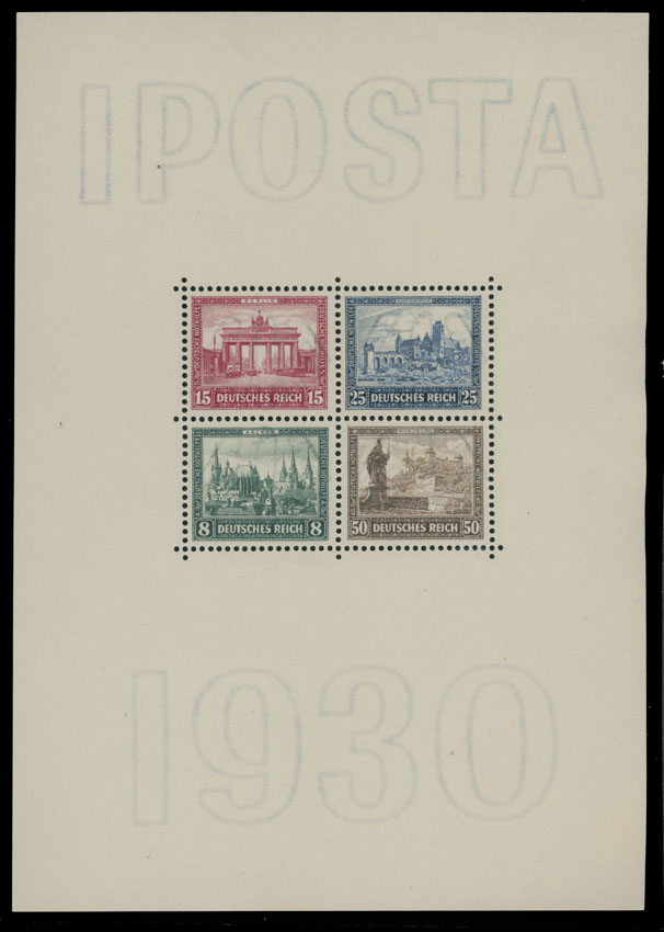 Lot 918 - germany semi - postal issues -  Raritan Stamps Inc. Auction #93 Worldwide Air Post stamps and postal history, Zeppelin Flight items, philatelic rarities of the World
